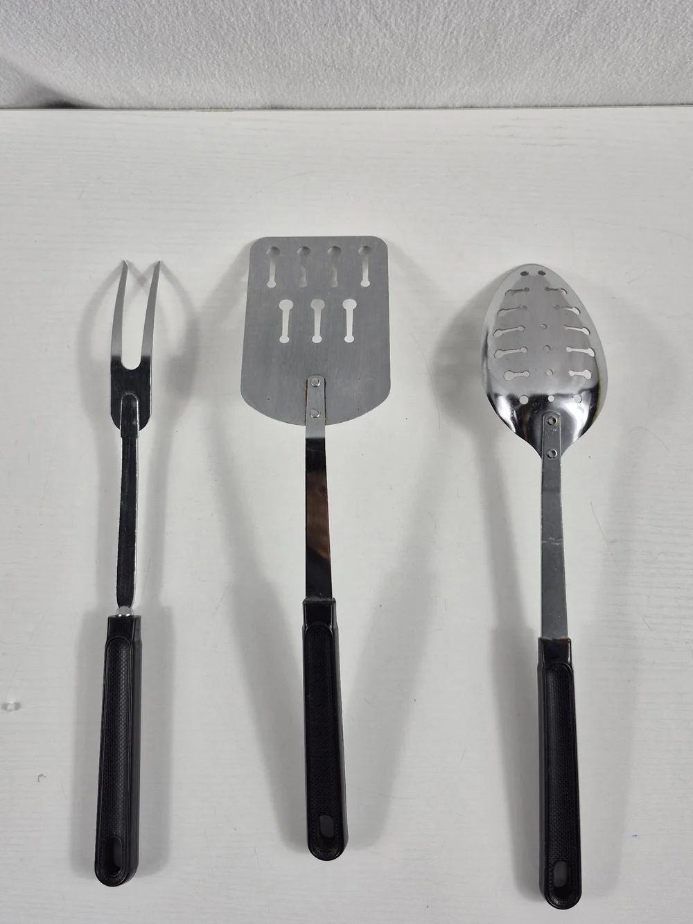Set of 3 Vintage Ekco stainless steel kitchen utensils